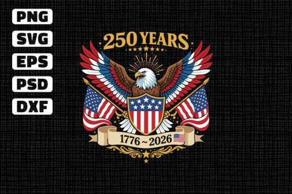 250 Years USA Eagle Design: A Patriotic Visual Legacy