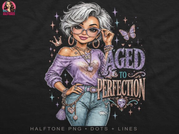 Aged to Perfection: Elevate Apparel with Halftone Art