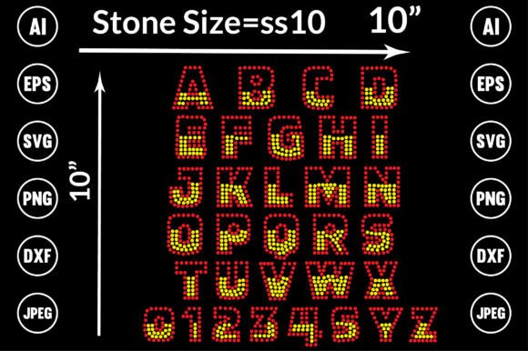 Alphabet, Letter, Font Rhinestone Design: Elevating Visual Projects