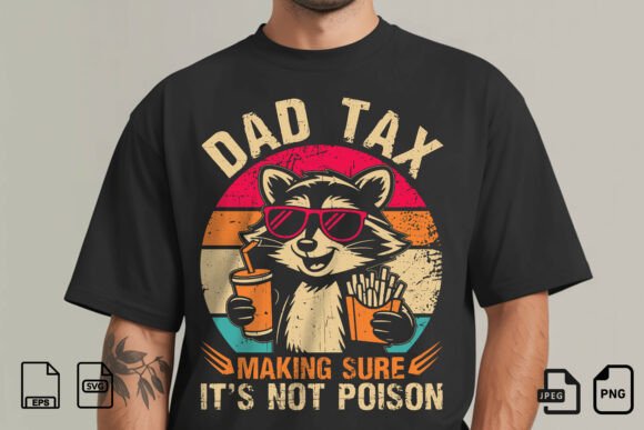 Dad Tax Raccoon SVG: A Playful Design Asset for Branding
