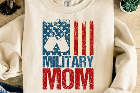 Military Mom Mother's Day Tshirt Design: A Creative Asset