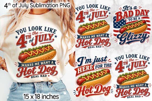 Patriotic Design Assets: 4th of July & Independence Day PNGs