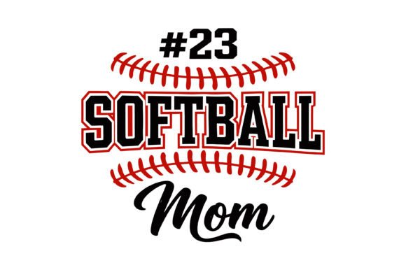 Softball Mom Number 23: A Designer's Take on a Niche Sports Asset