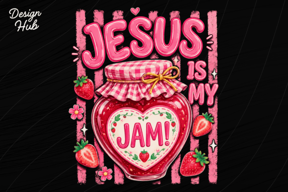 Sweet Faith-Inspired Design: The Jesus is My Jam PNG